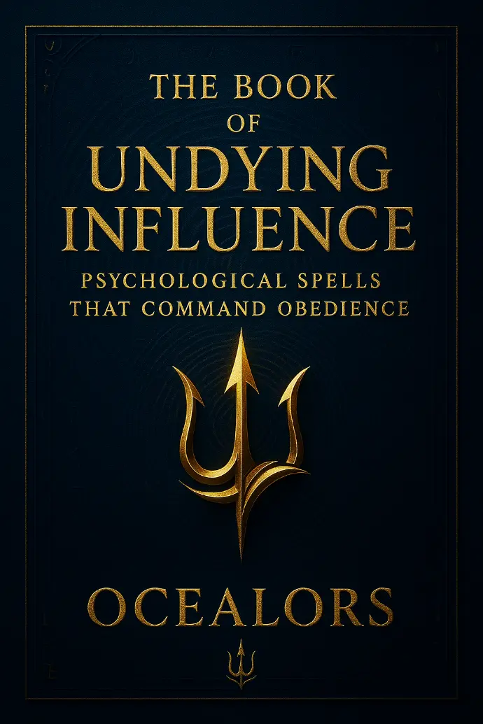 The Book of Undying Influence – Psychological spells that command loyalty, obedience, and control.